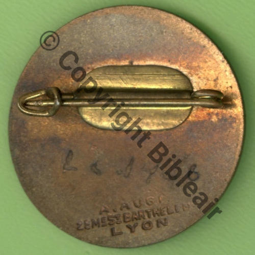 SECTION PHOTO 7.105  A.AUGIS ST.BARTH LYON 3Lign Bol allonge Dos lisse Src.Y.GENTY 90Eur10.20 